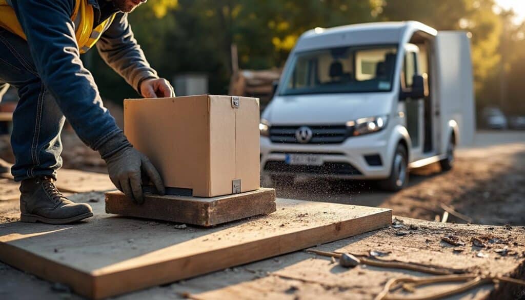 Nos conseils pour la fixation et le chargement avec un treuil sur un fourgon