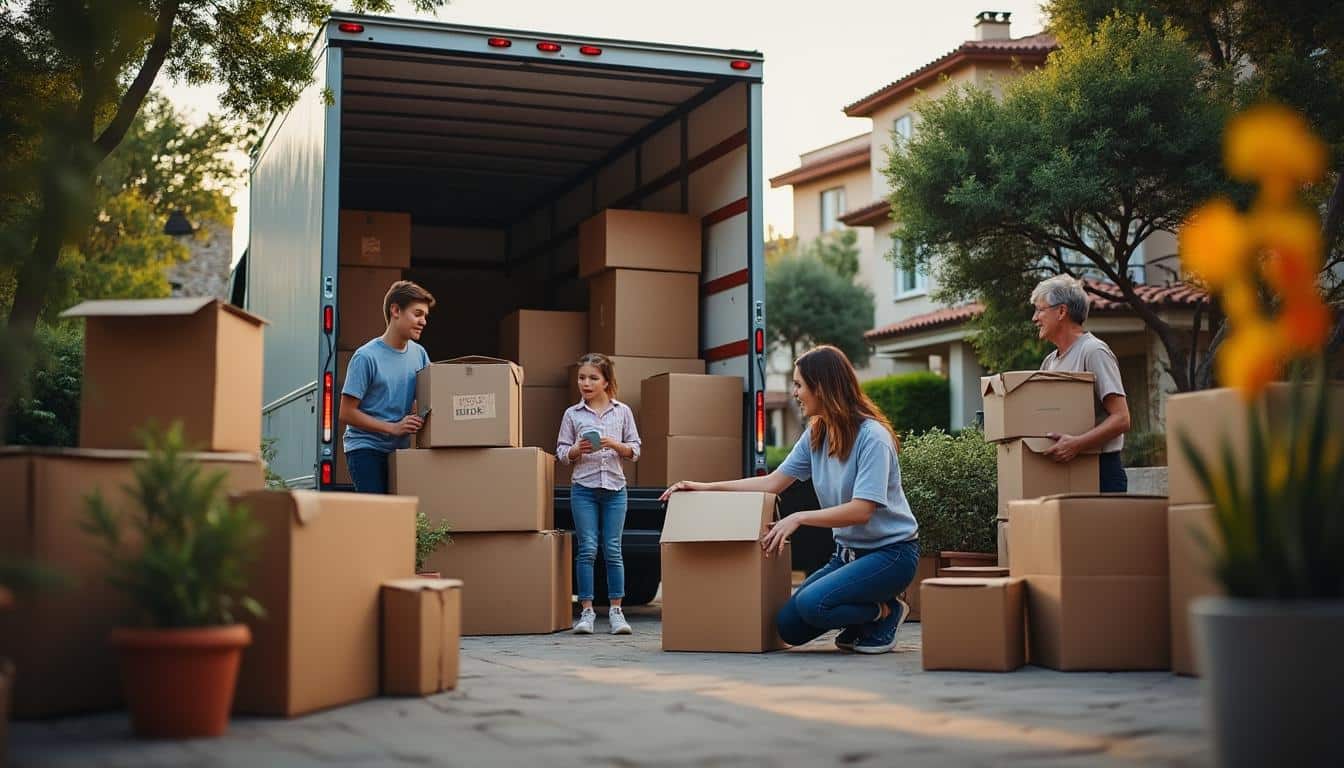 Illustration: Bien préparer et organiser le chargement avant le déménagement