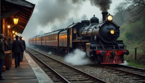 Premier train en France : origine, acteurs et impact historique