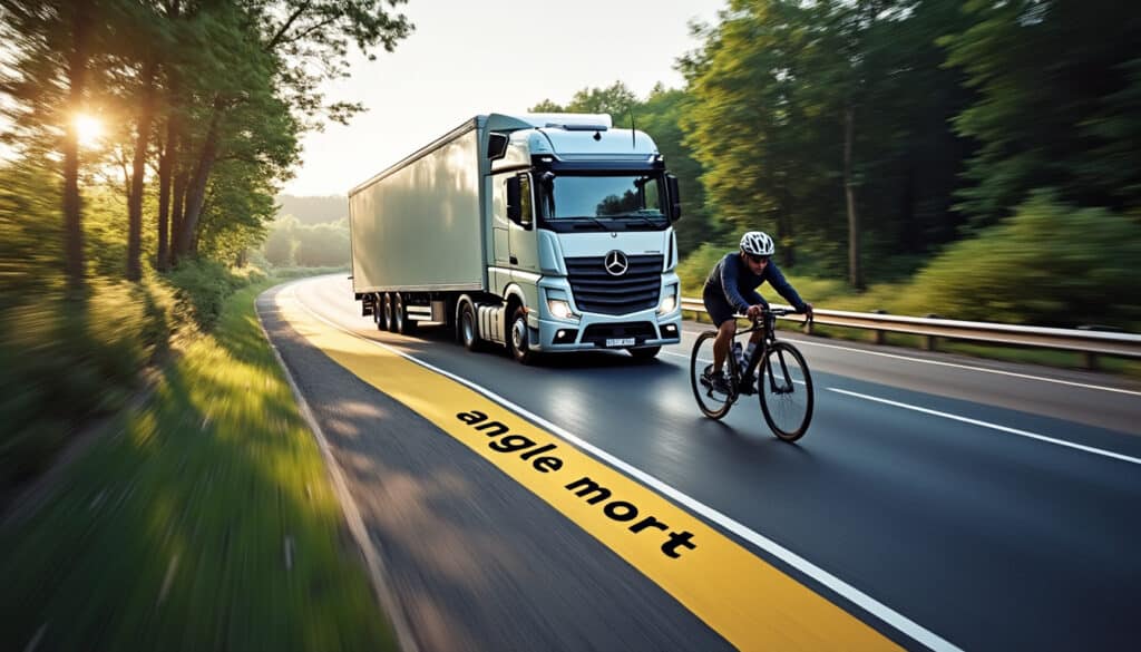 Angle mort du camion : comprendre et éviter les dangers sur la route