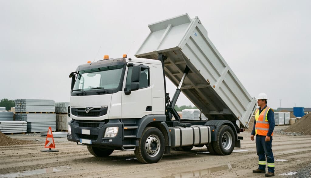 Camion à benne basculante : usages, choix et sécurité