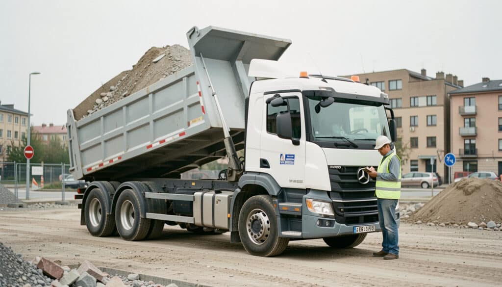 Camion benne de 3,5 tonnes : capacité et règles
