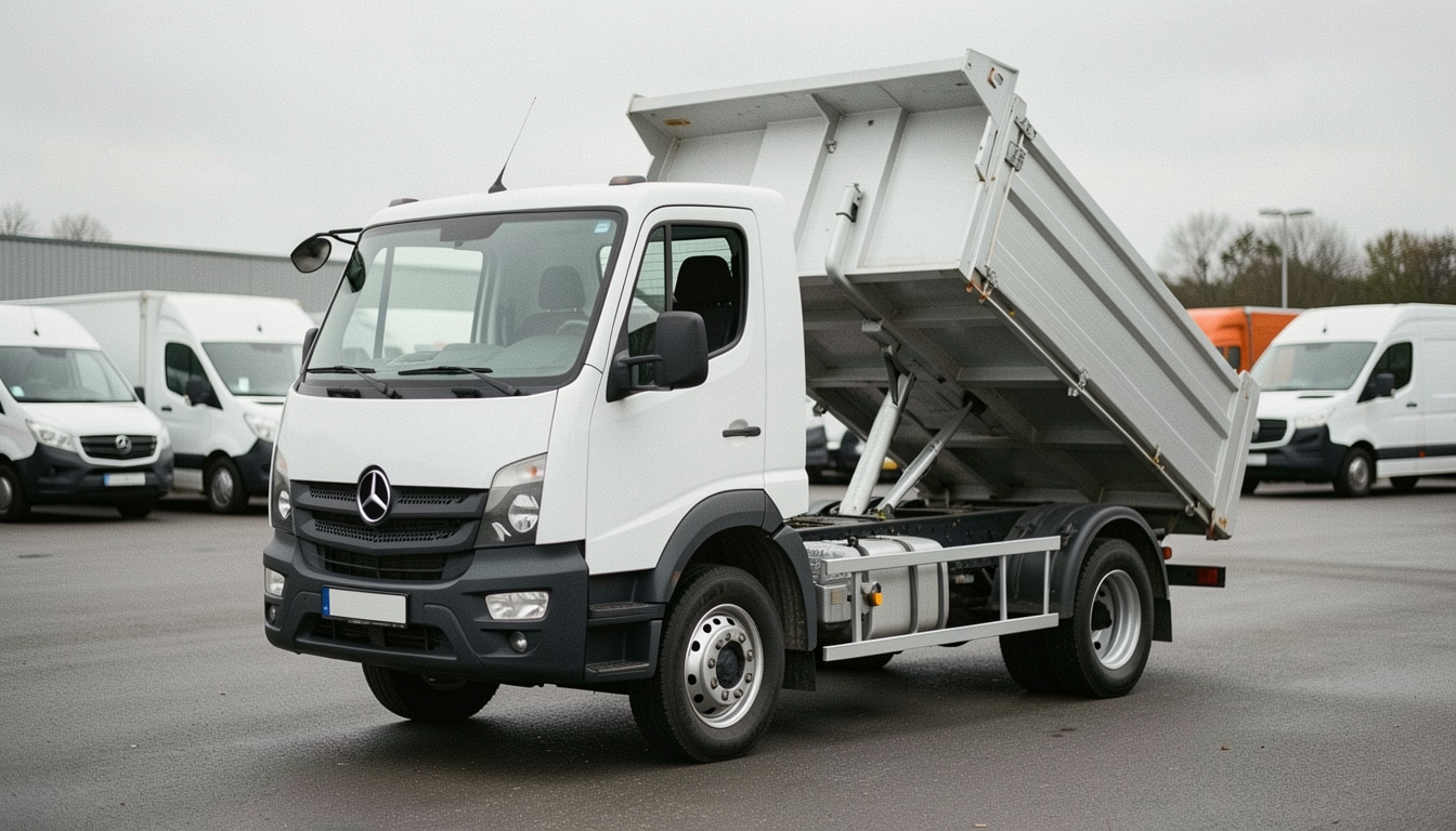 Camion-benne d’occasion 3,5 t : bien choisir son modèle