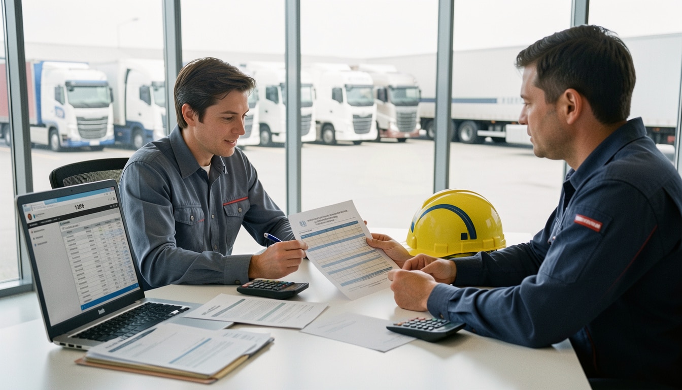 Grille salariale du transport routier : salaires 2026
