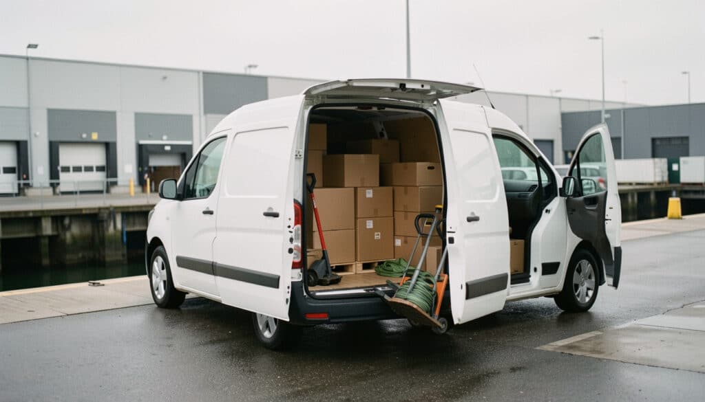 Transport de marchandises en véhicule léger